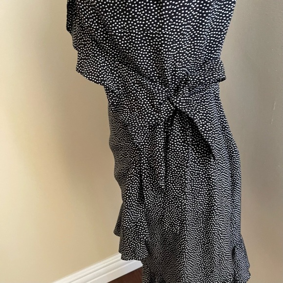 Club Monaco Polka Dot Wrap Dress - Picture 9 of 10